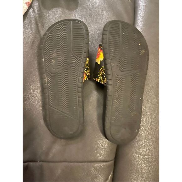Nike Women WMNS BENASSI FLORAL SLIDES slip on Slippers shoes sz 6 - Picture 3 of 6